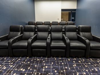 Indoor theatre at the arza apartments
